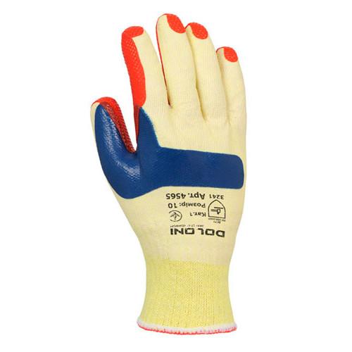 Рабочие перчатки DOLONI 4565 трикотажные с латексным покрытием
